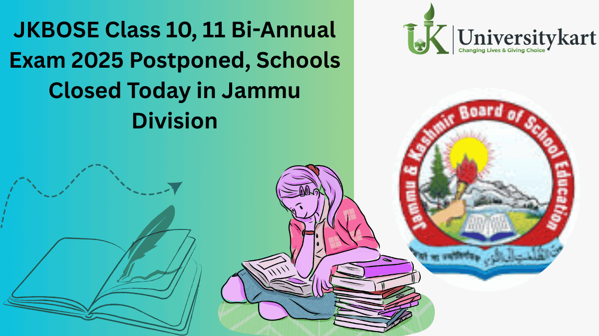 JKBOSE Class 10, 11 Bi-Annual Exams 2025 Postponed