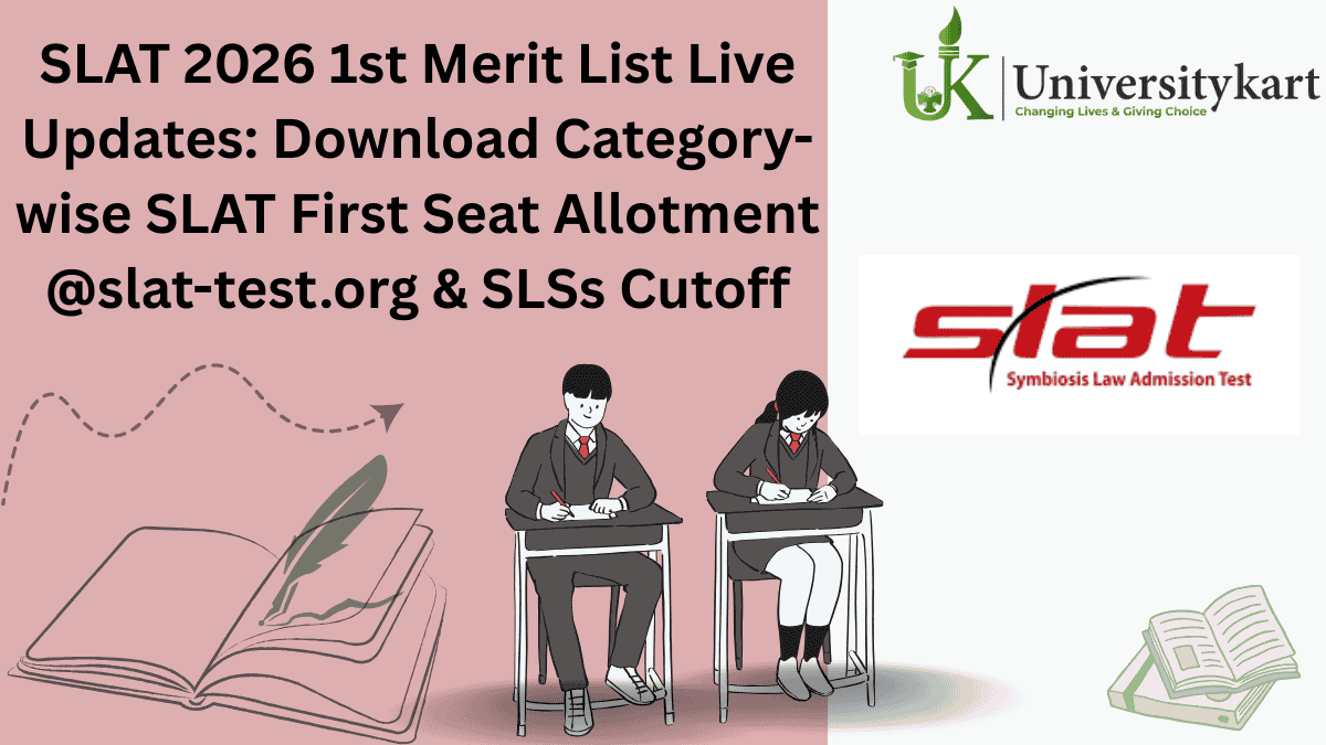 SLAT 2026 1st Merit List