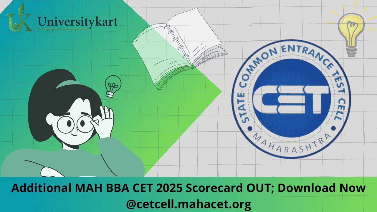 Additional MAH BBA CET 2025 Scorecard OUT