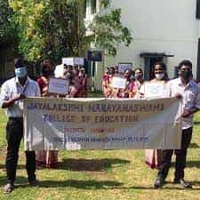 Awareness Rally Photo Jayalakshmi Narayanaswamy College of Education, Chennai in Chennai