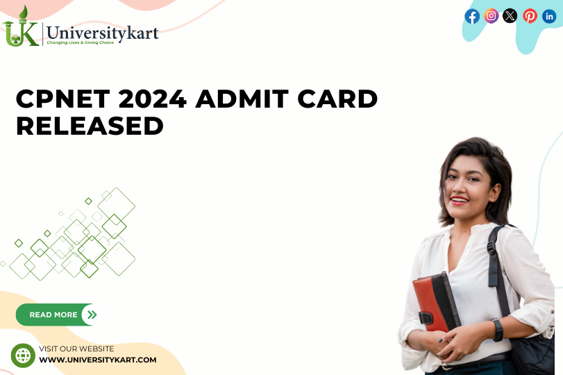 CPNET 2024 Admit Card Released