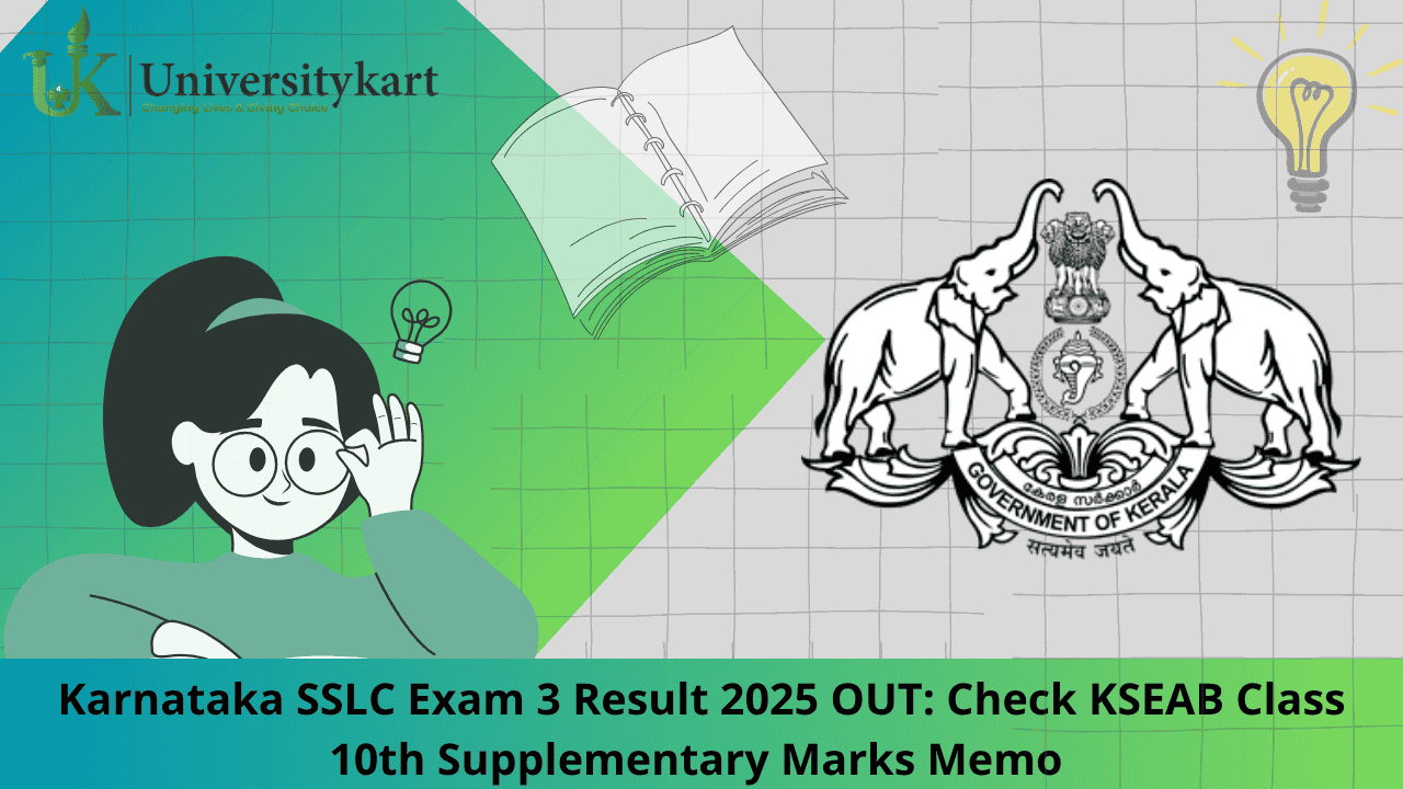 Karnataka SSLC Exam 3 Result 2025 OUT