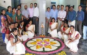 Rangoli Festivals photo  Dr. M V Shetty College of Nursing, Mangalore  in Mangalore