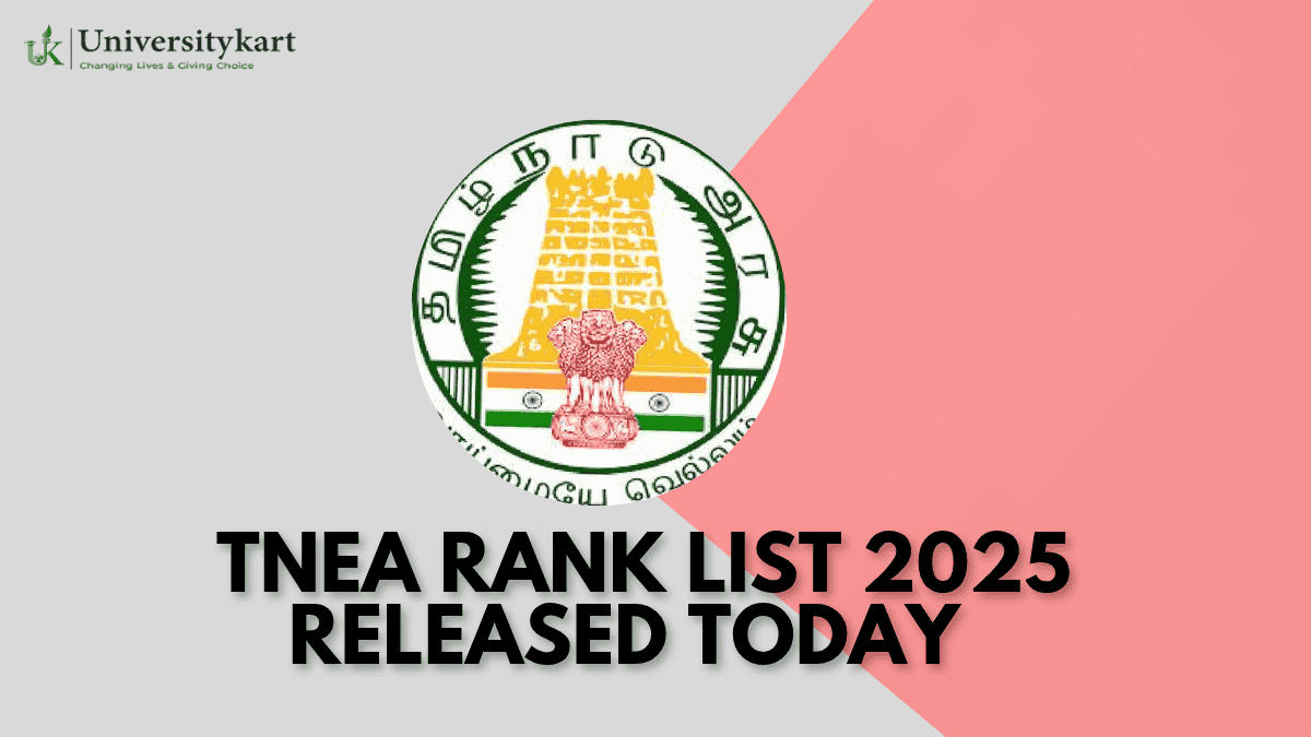 TNEA Rank List 2025 Released