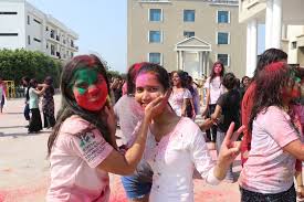 Holi Photo J S University in Firozabad