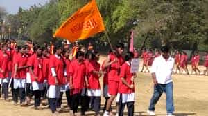 Games start Marchpast Photo Government Polytechnic, Nalgonda in Nalgonda