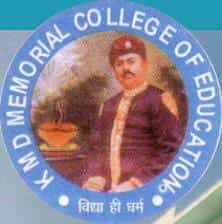 K.M.D Memorial College of Education Logo