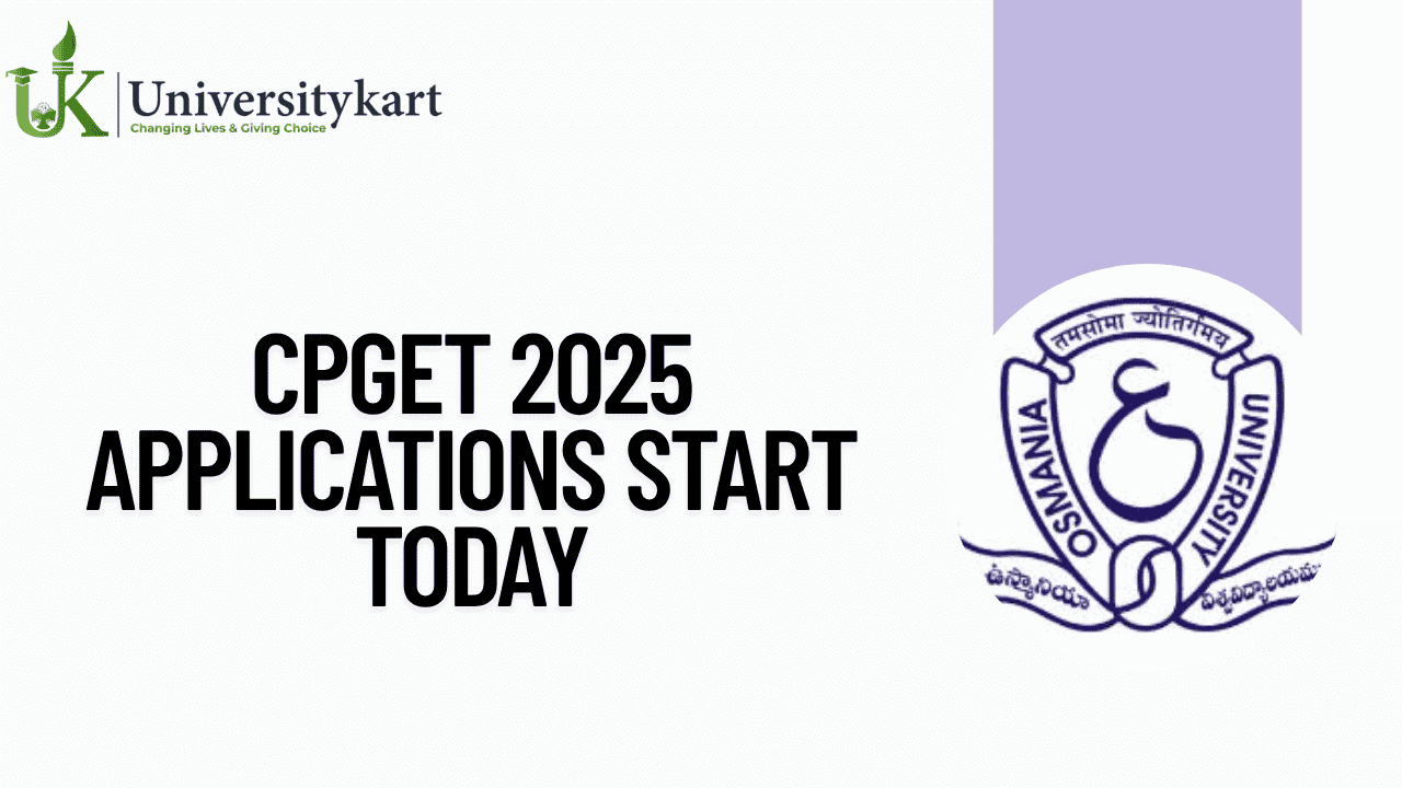 CPGET 2025 Applications Start Today