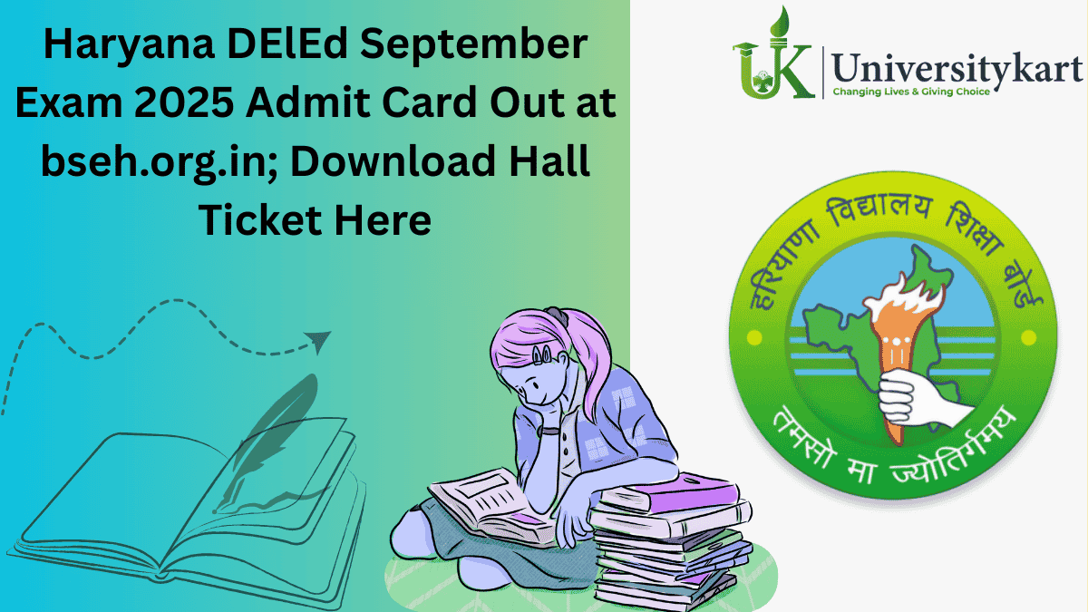 Haryana DElEd September Exam 2025 Admit Card
