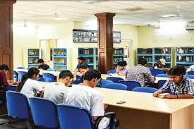 Library of Acharya Narendra Dev College in New Delhi