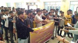 Group photo Jai Narayan Mohanlal Purohit Government P.G. College Jodhpur (J.N.M.P) 
