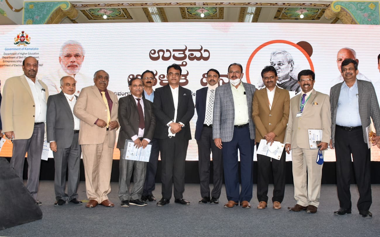 Staff Meeting at Nrupathunga University in 	Bangalore Urban