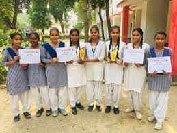 Group photo Jai Kishan Balika Mahavidyalaya (JKBM, Unnao) in Unnao