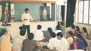 Practical Class at Government Degree College, Seethanagaram in East Godavari	