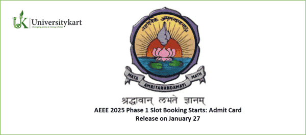 AEEE 2025 Phase 1 Slot Booking Starts