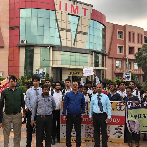 Pharmacy day photo  IIMT University Meerut in Meerut