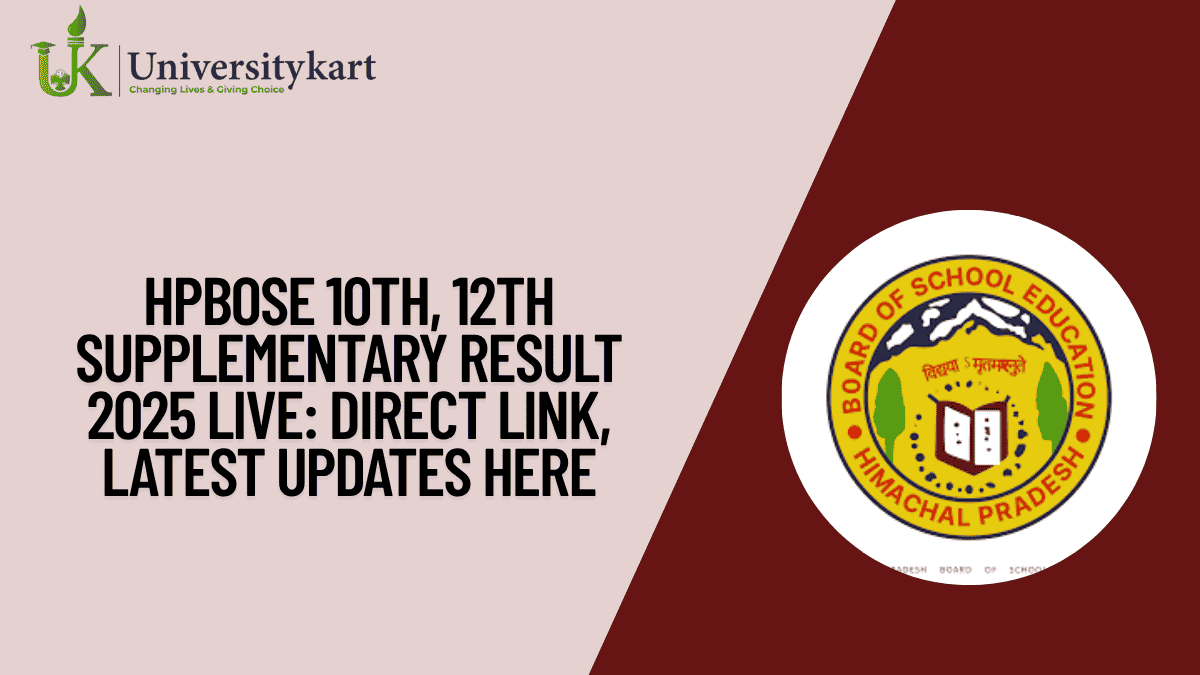 HPBOSE 10th, 12th Supplementary Result 2025