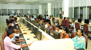 Computer Lab at Bharathidasan University in Dharmapuri	