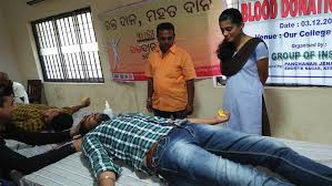 blood donation camp pic Panchanana Jena College of Management & Technology (PJCMT, Bhubaneswar) in Bhubaneswar