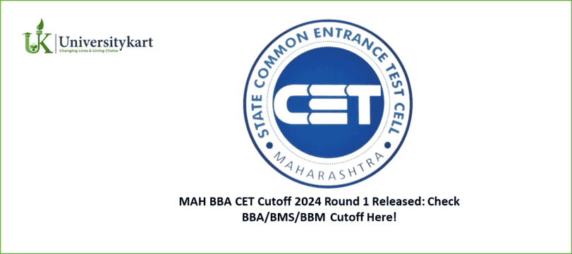 MAH BBA CET Cutoff 2024 Round 1 Released