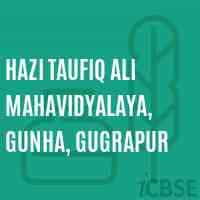 Hazi Taufeeq Ali Mahavidyalaya logo