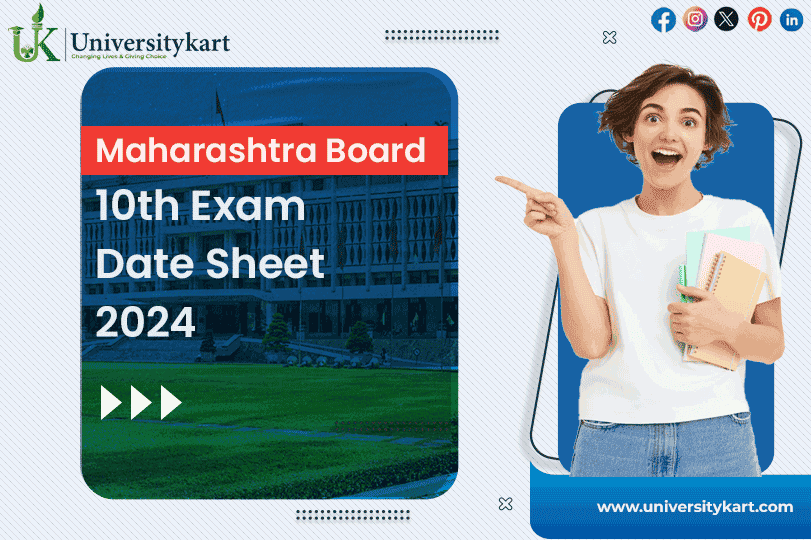 Maharashtra Board 10th Exam Date Sheet 2024