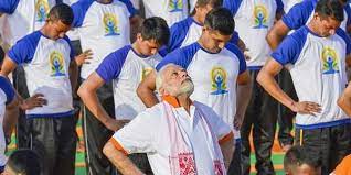 Yoga activity Forest Research Institute in Dehradun