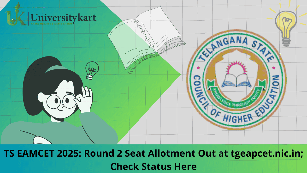 TS EAMCET 2025 Round 2 Seat Allotment Out