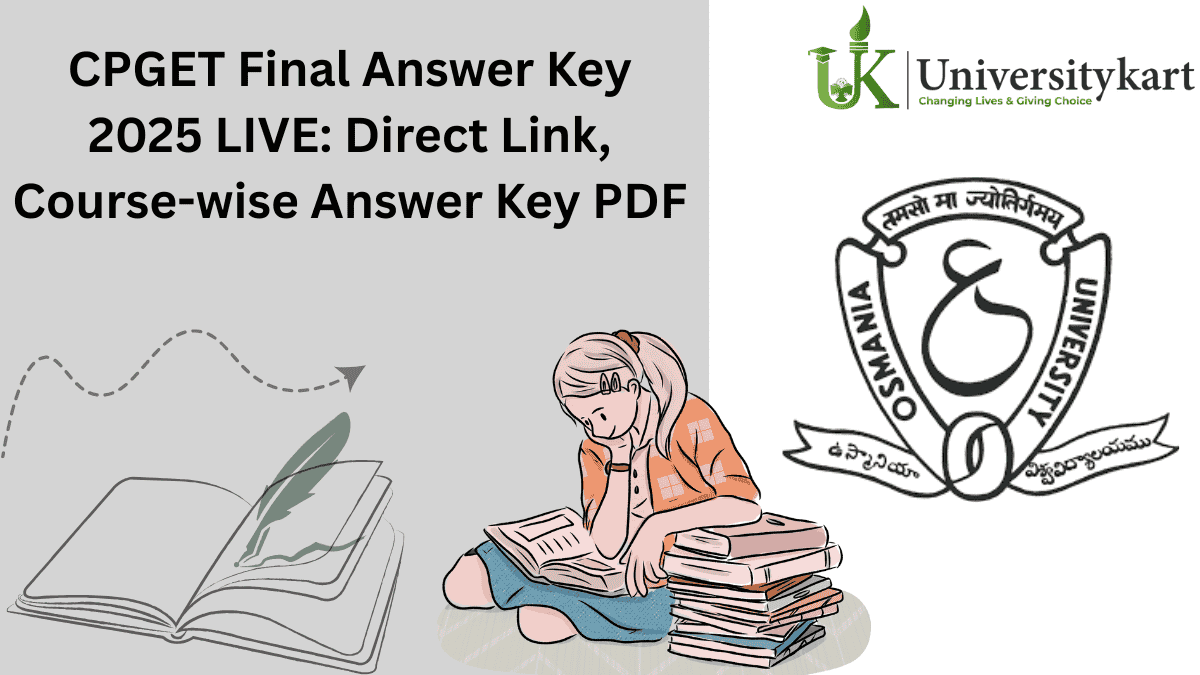 CPGET 2025 Final Answer Key OUT