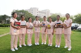 Group photo Apollo School of Nursing, New Delhi in New Delhi	