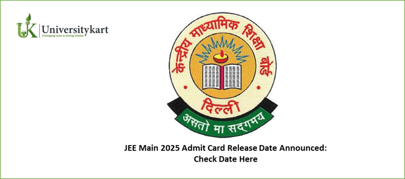 JEE Main 2025 Admit Card Date Announced