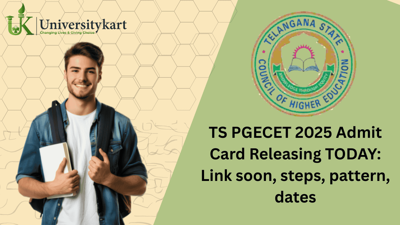 TS PGECET 2025 Admit Card Releasing TODAY