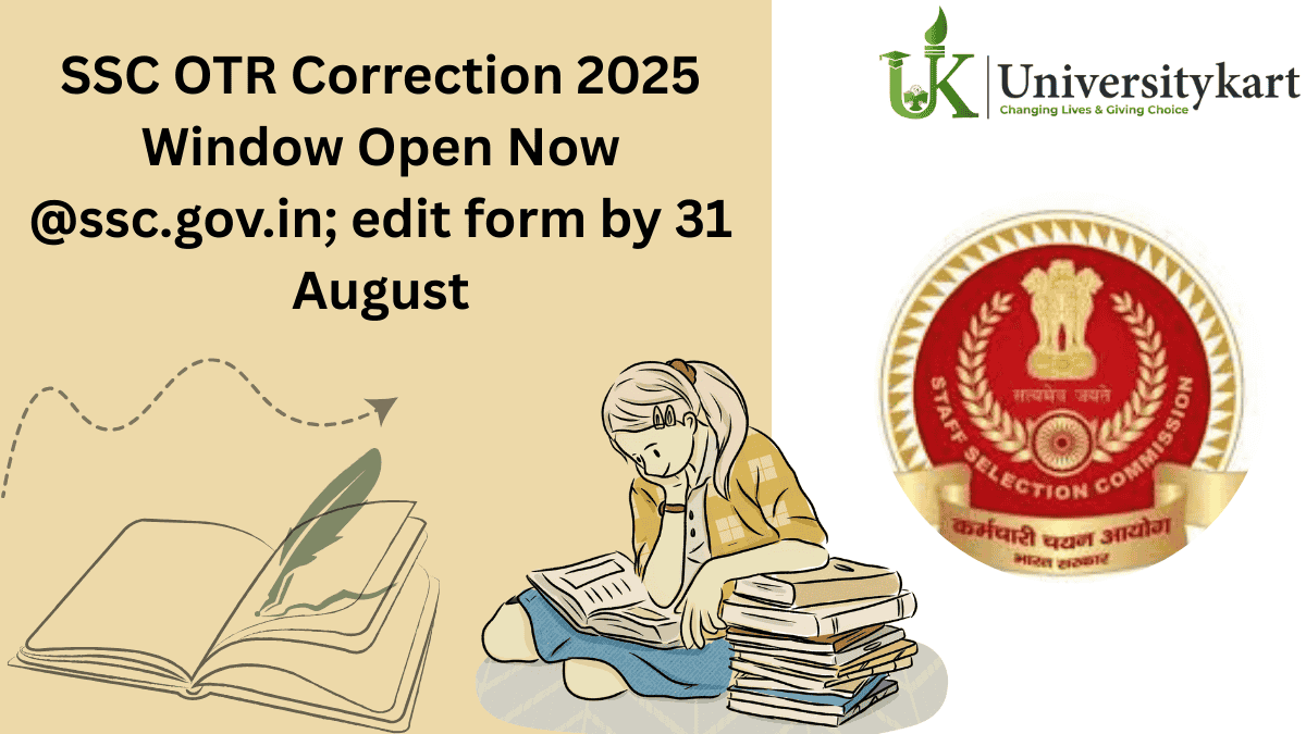 SSC OTR 2025 Correction Window Opens