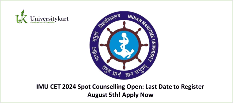 IMU CET 2024 Spot Counselling Open
