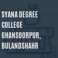 Siyana Degree College logo
