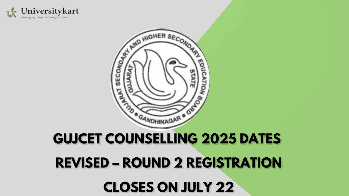 GUJCET Counselling 2025 Dates Revised