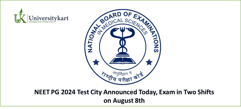 NEET PG 2024 Test City Announced Today