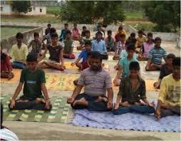 Yoga at Government Degree College, Chintapalli in Visakhapatnam	