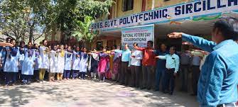 Morning Prayer Photo S.R.R.S Government Polytechnic Siricilla, Karimnagar in Karimnagar	