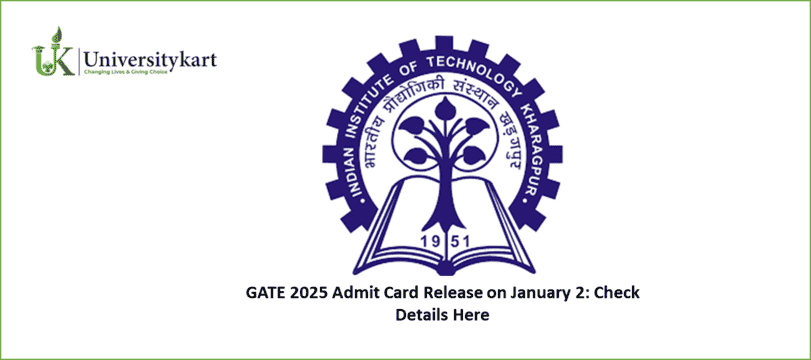 GATE 2025 Admit Card Release on January 2