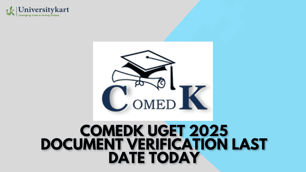 COMEDK UGET 2025 Document Verification