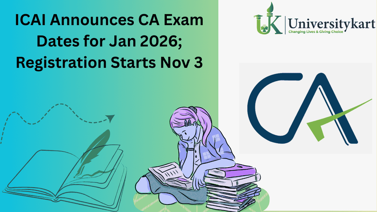 ICAI Announces Dates for CA Jan 2026