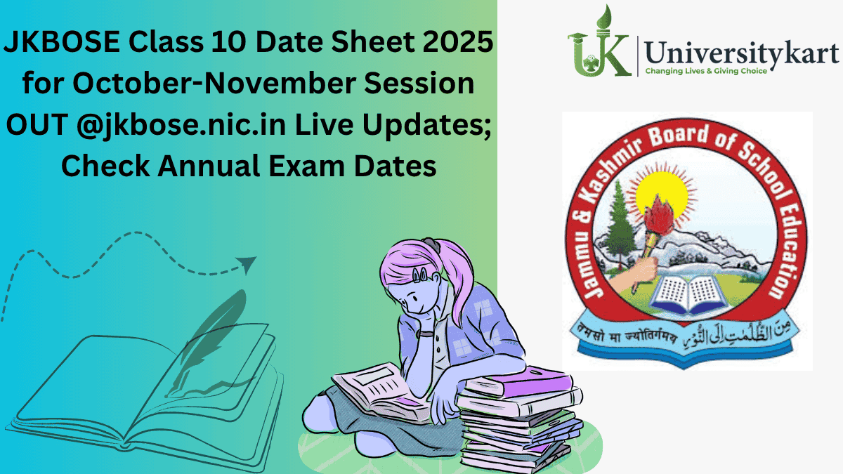 JKBOSE Class 10 Date Sheet 2025 OUT