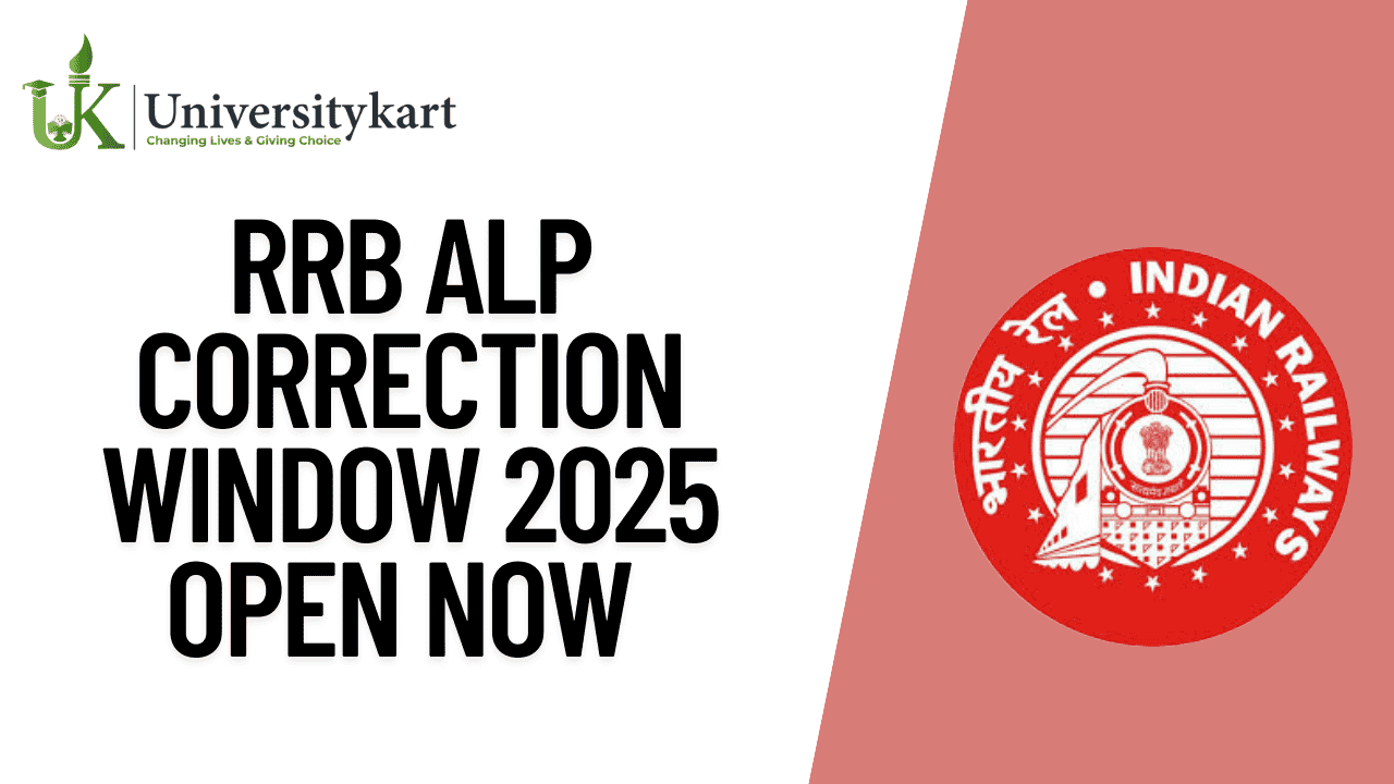 RRB ALP Correction Window 2025 Open Now