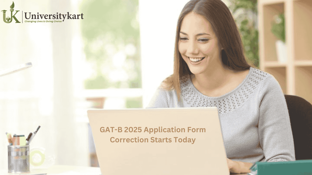 Gat-B 2025 Application Form Correction Starts Today