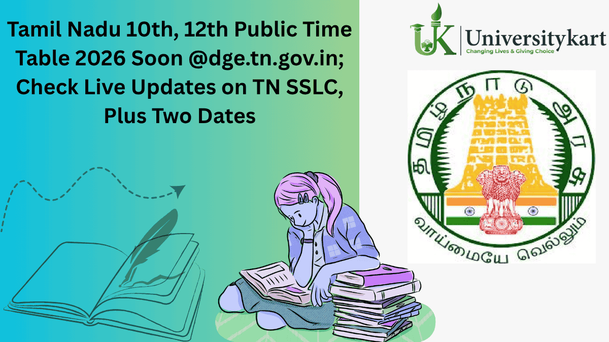 Tamil Nadu 10th, 12th Public Exam Time Table