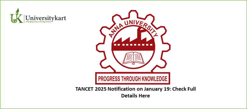 TANCET 2025 Notification on January 19