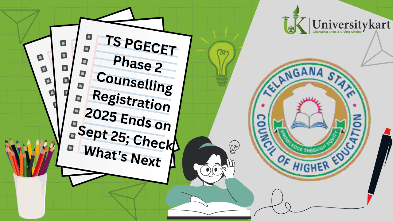 TS PGECET Phase 2 Counselling Registration 2025