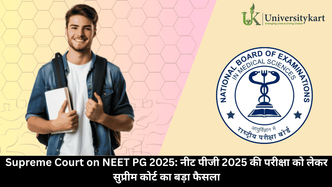 Supreme Court on NEET PG 2025