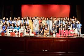 Students of Jesus & Mary College in New Delhi